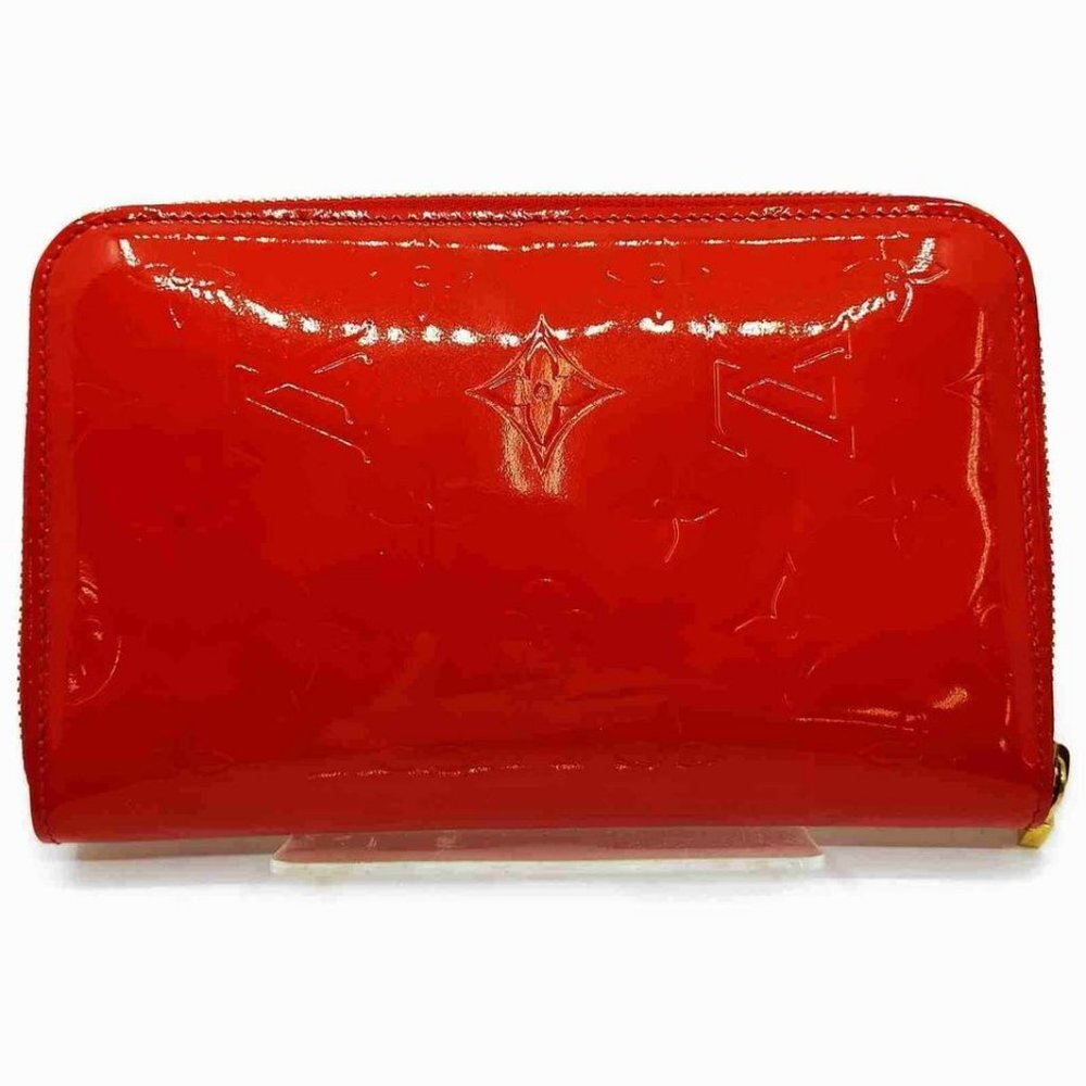 Louis Vuitton Monogram Vernis Red Zippy Organizer